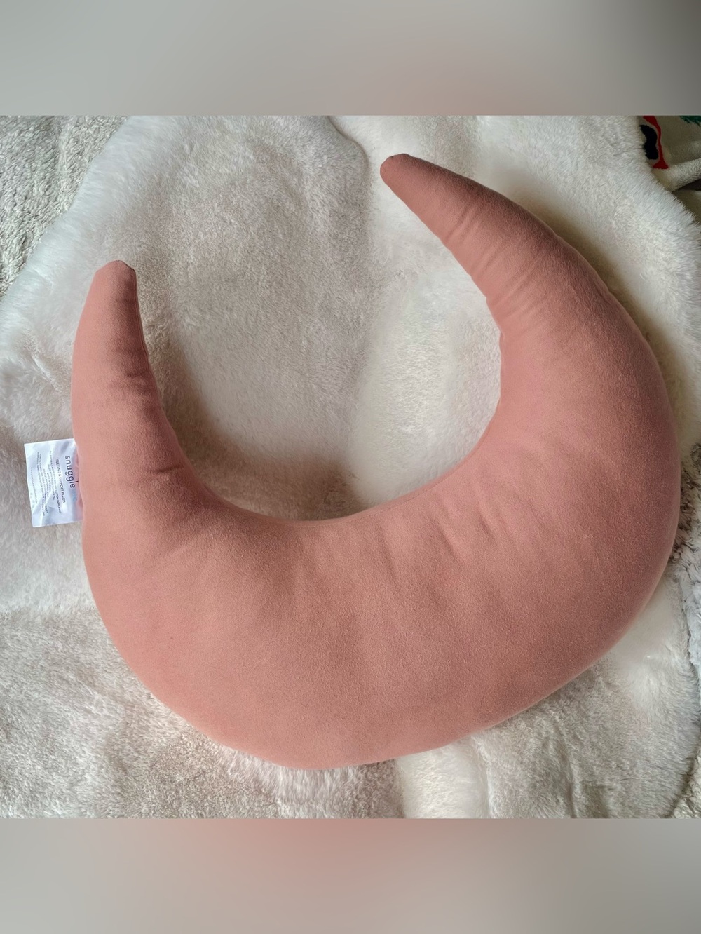 Snuggle Me Organic Support Pillow Dusty Pink